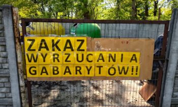 ZAKAZ WYRZUCANIA GABARYTÓW