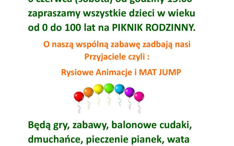 Dzień dziecka w ROD Elektron