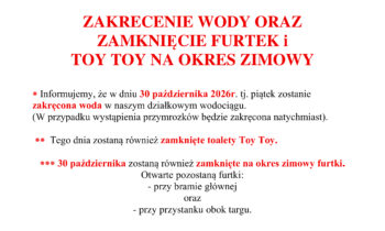 Zakręcenie wody